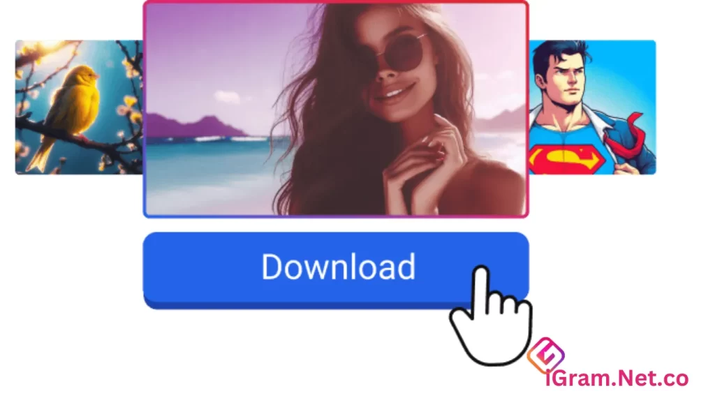 Step-3 download the instagram reels video by igram reels downloader